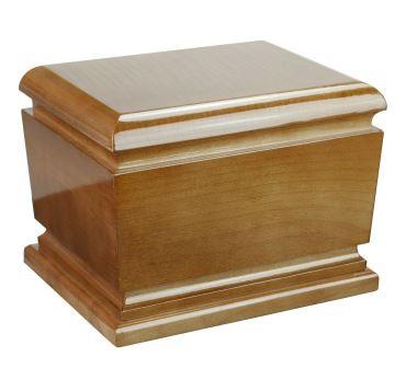 zwykła urna drewniana