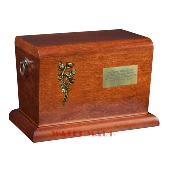 urna pogrzebowa, drewniana urna, urna na prochy