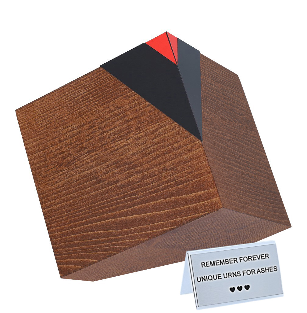 Nowoczesna Urna z Drewna