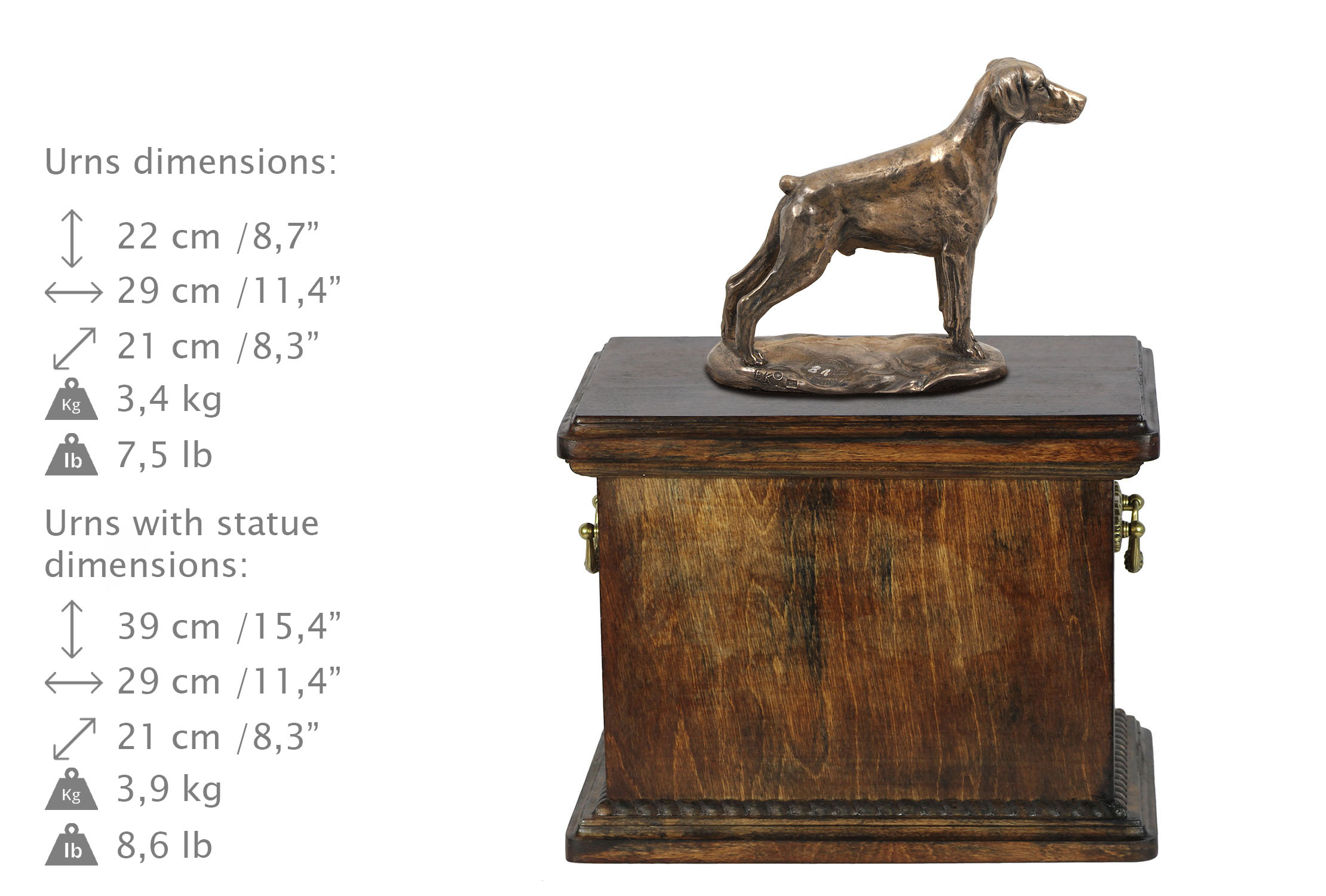 Doberman urna dla psa