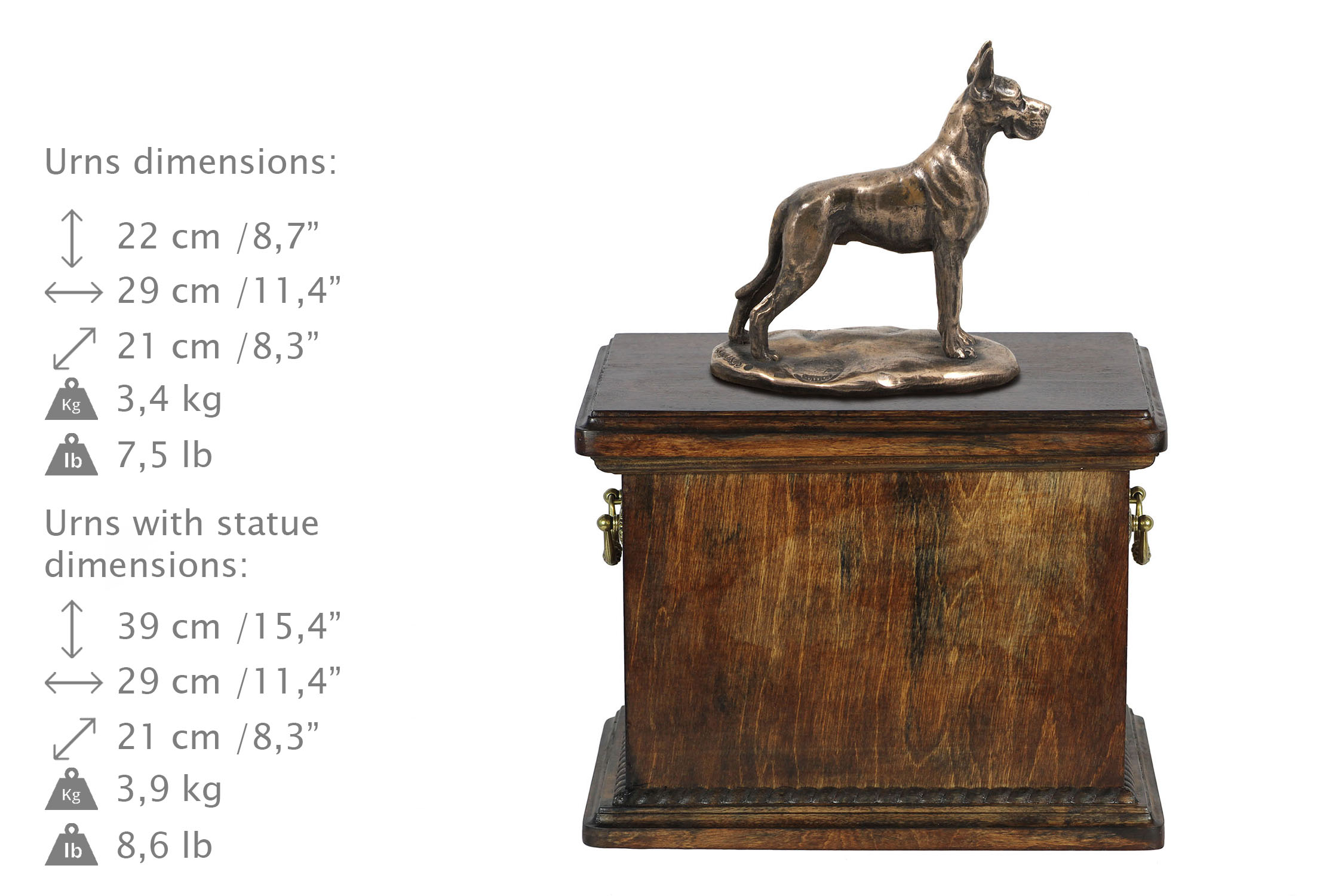 Dog Niemiecki urna dla psa