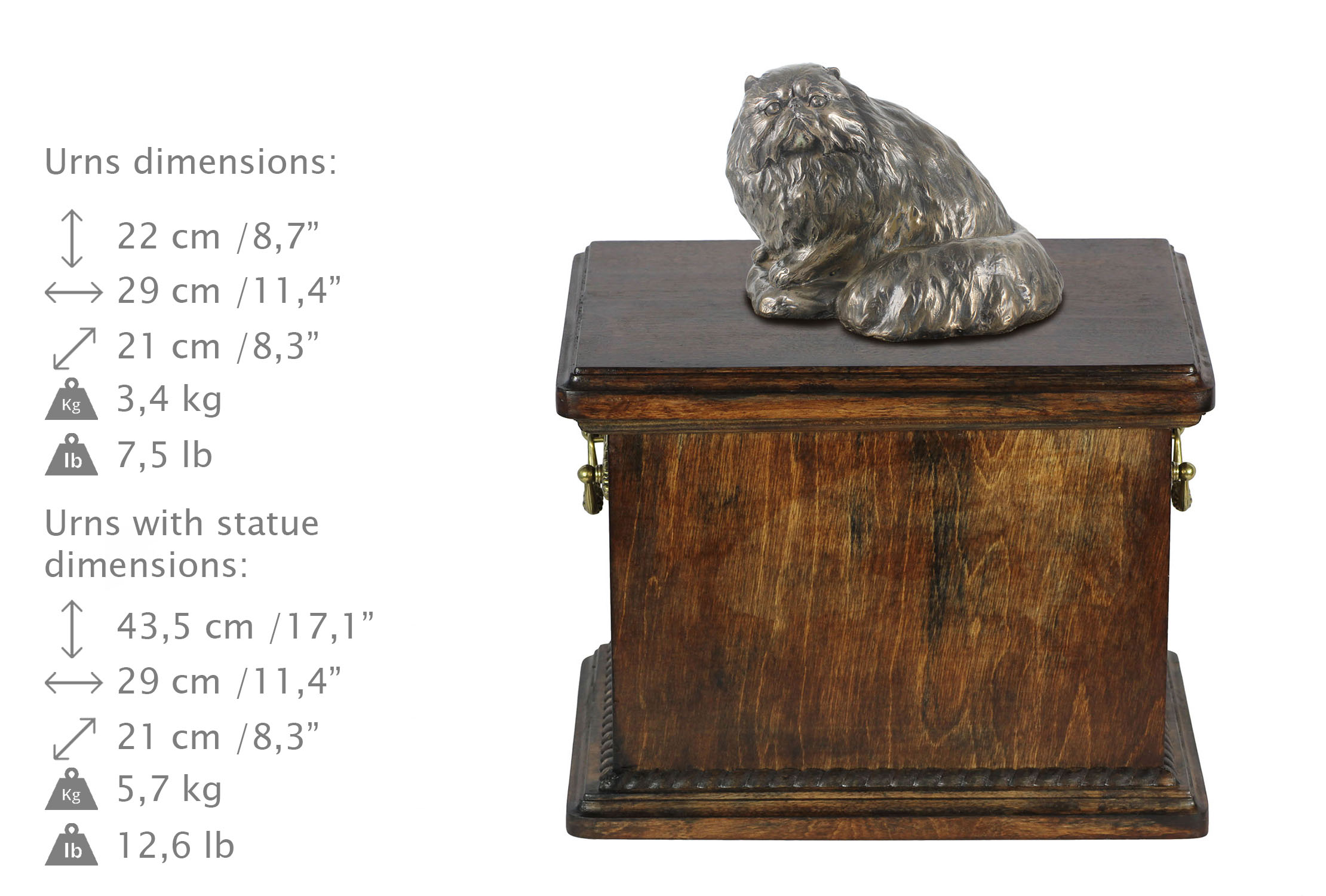 Kot perski urna dla kota