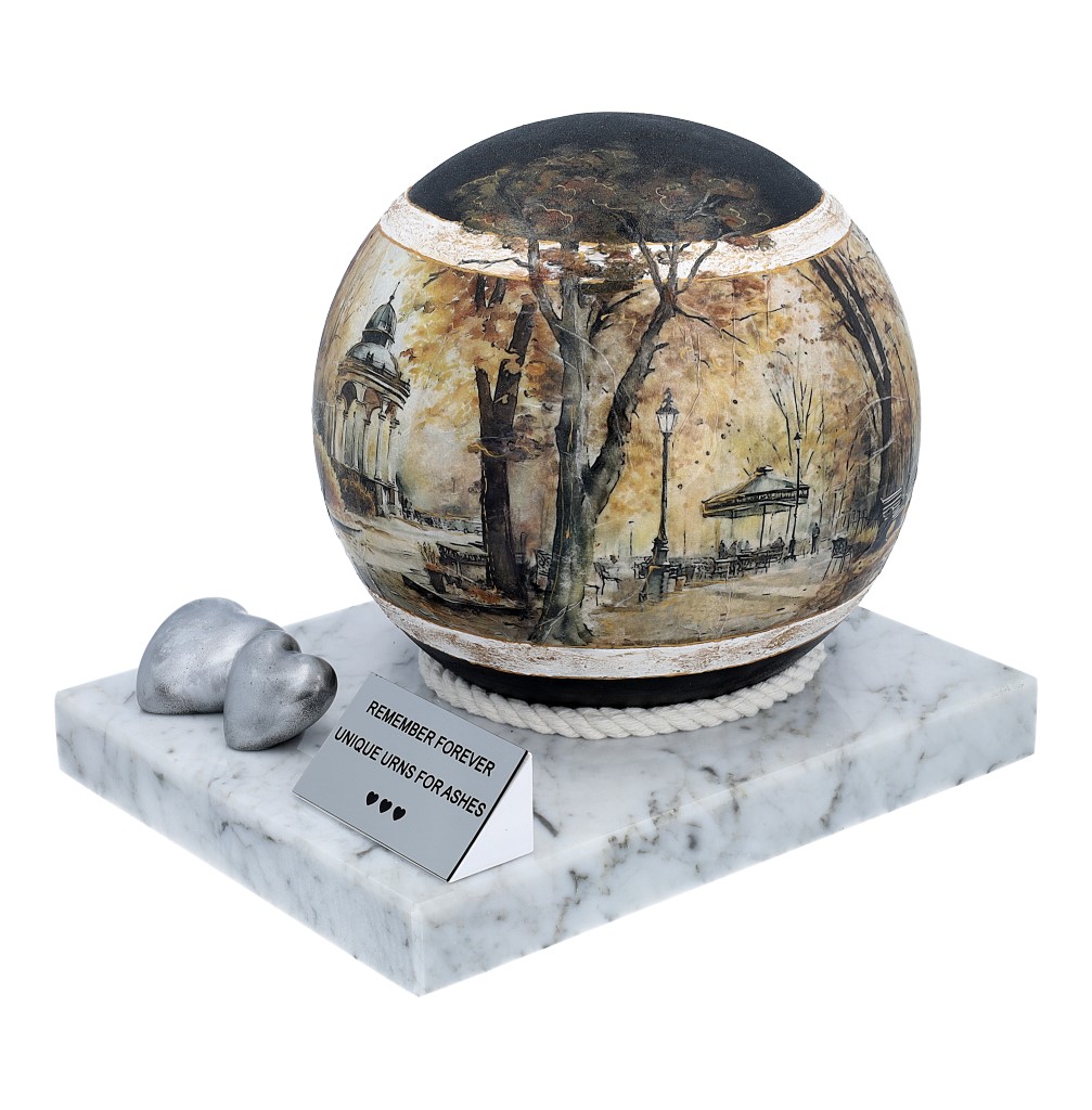 Tematyczna Urna z Motywem Jesiennym