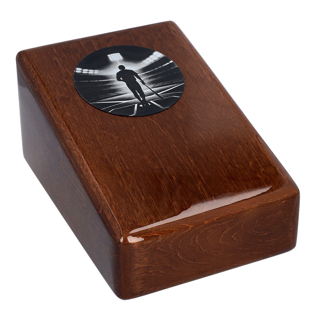 Tematyczna urna pogrzebowa baseball