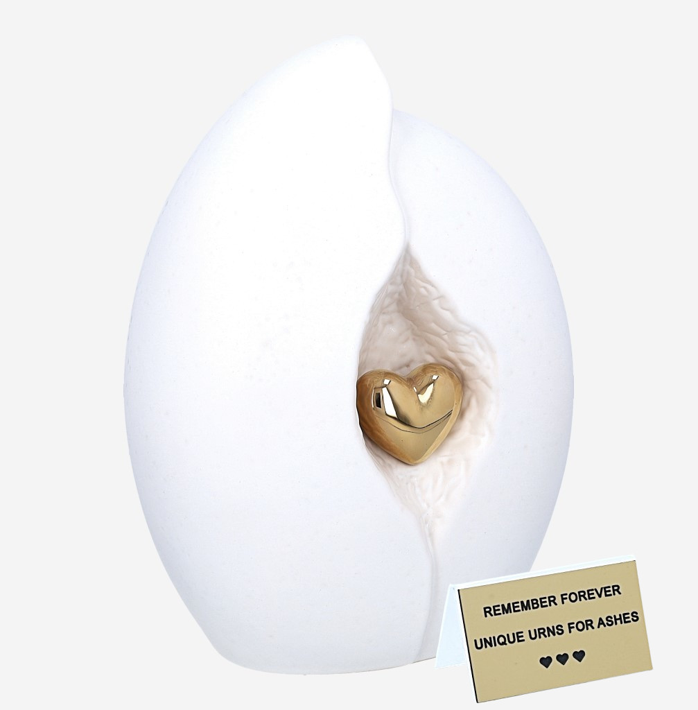 Piękna ceramiczna urna pogrzebowa