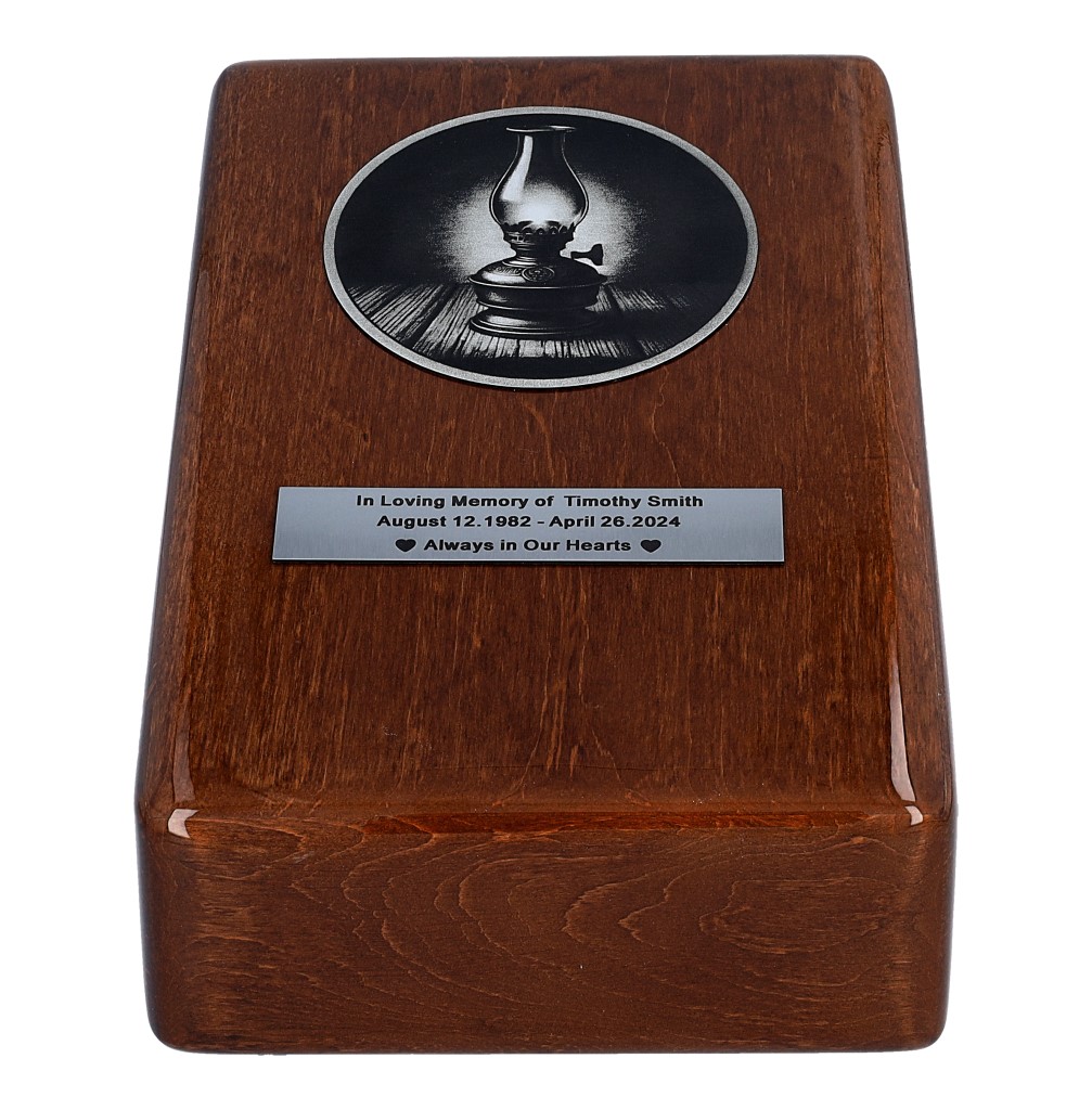 Urna z Motywem Lampy Naftowej