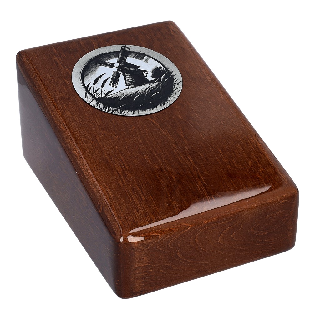 Tematyczna Urna z Motywem Wiatraka