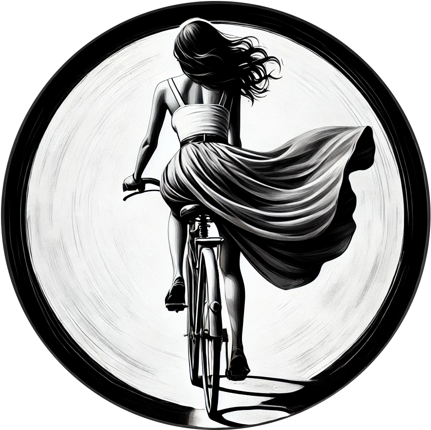 Urna dla Kobiety z Motywem Rowerowym