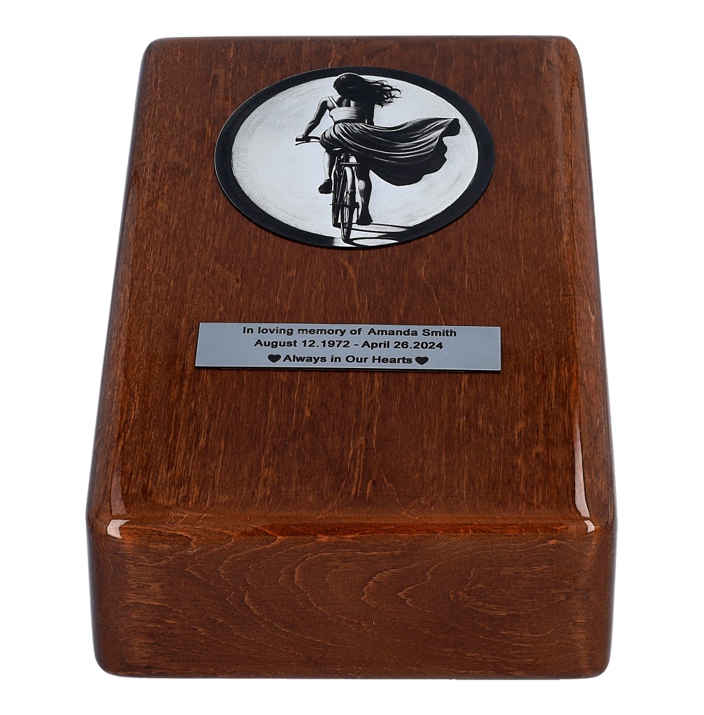 Urna dla Kobiety z Motywem Rowerowym