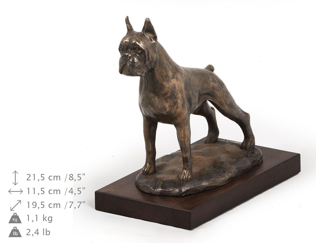 Bokser urna dla psa cropped