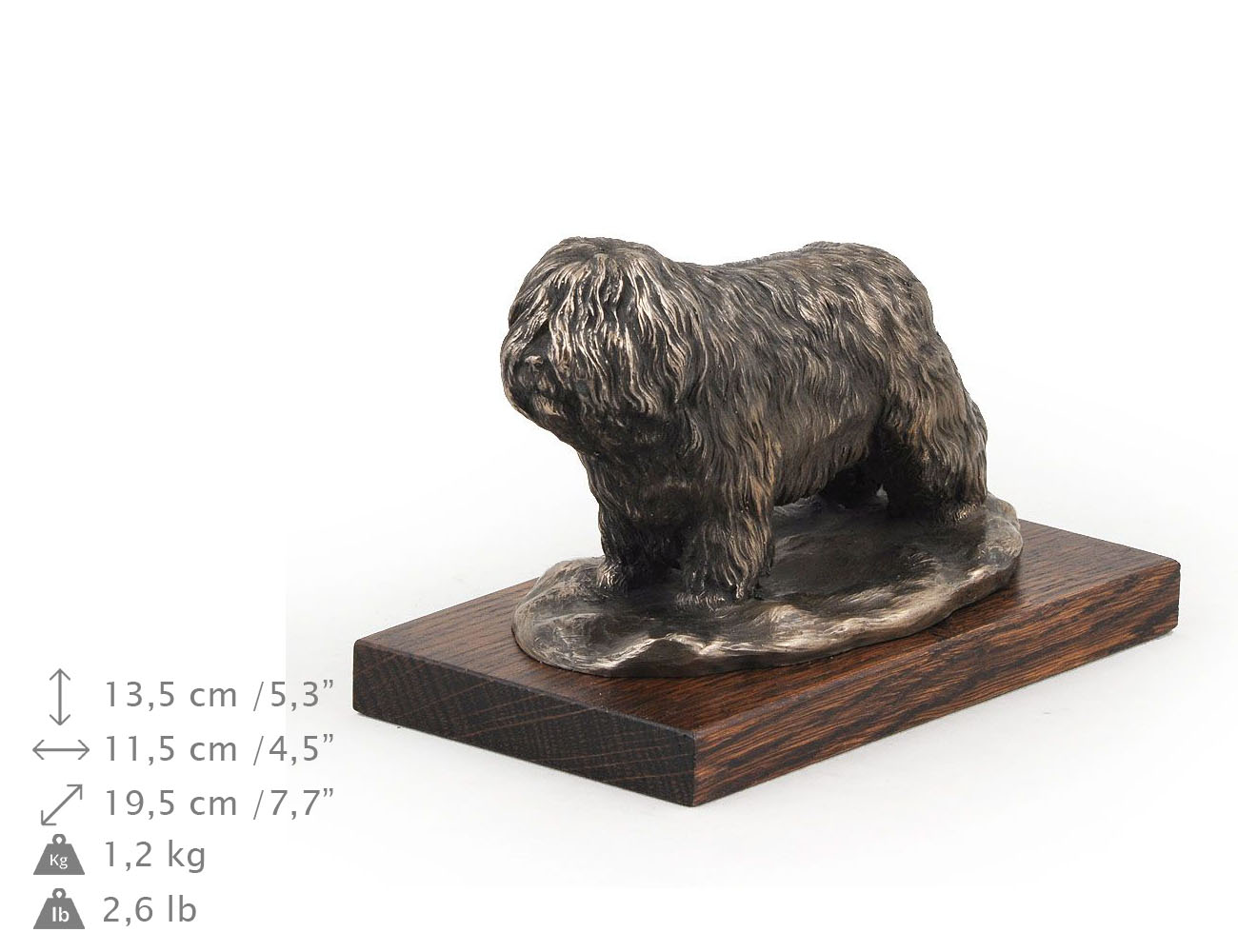 Drewniana Urna dla Psa – Polski Owczarek Nizinny