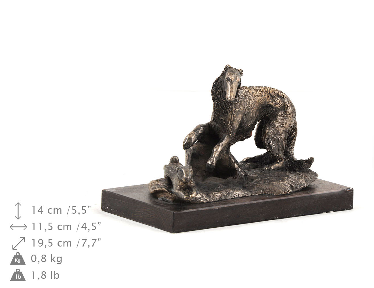 urna dla psa rasy borzoi