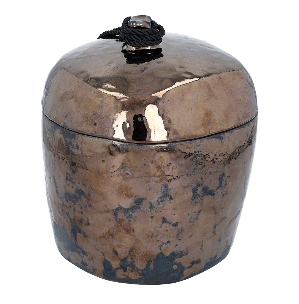 Złota urna ceramiczna