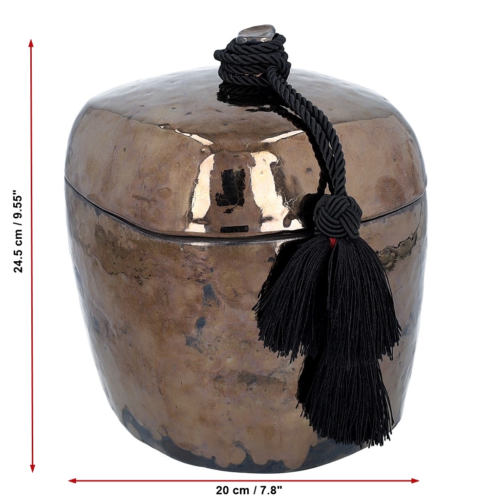 Złota urna ceramiczna wymiary