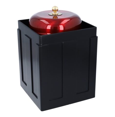 set-vault-m71b nisza na urnę, pojemnik z urną wewnątrz, kapsuła do pochówku urny w gruncie w kolorze czarnym