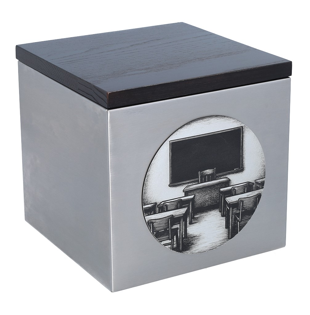 Tematyczna urna kremacyjna dla nauczyciela